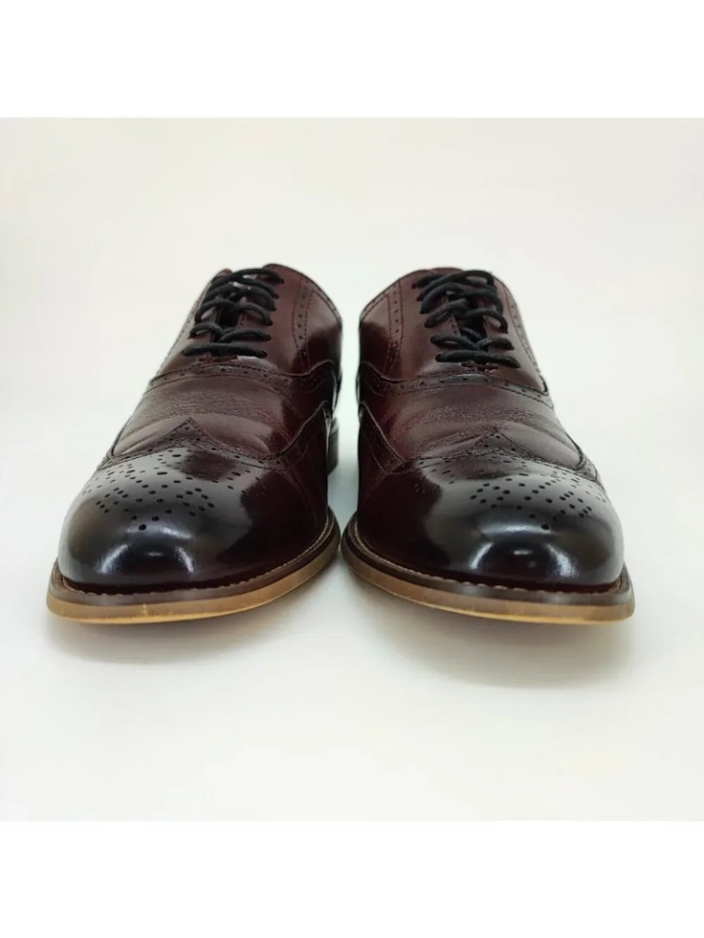 Stacy Adams Dunbar Wingtip Men's Size 9M Brown Leather Oxford Shoes 25064-601
